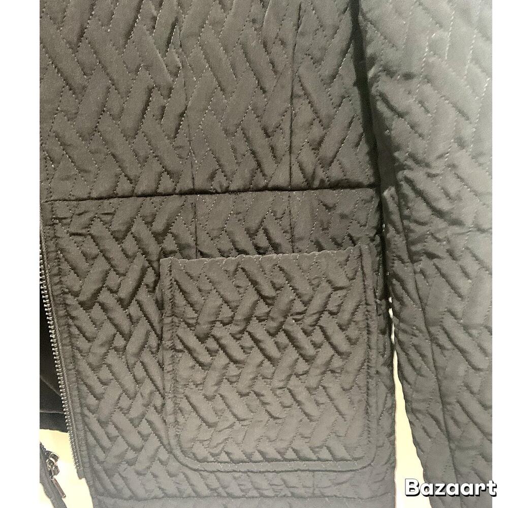 Esprit Women Quilted Lightweight Jacket Black Sz M - Picture 3 of 7